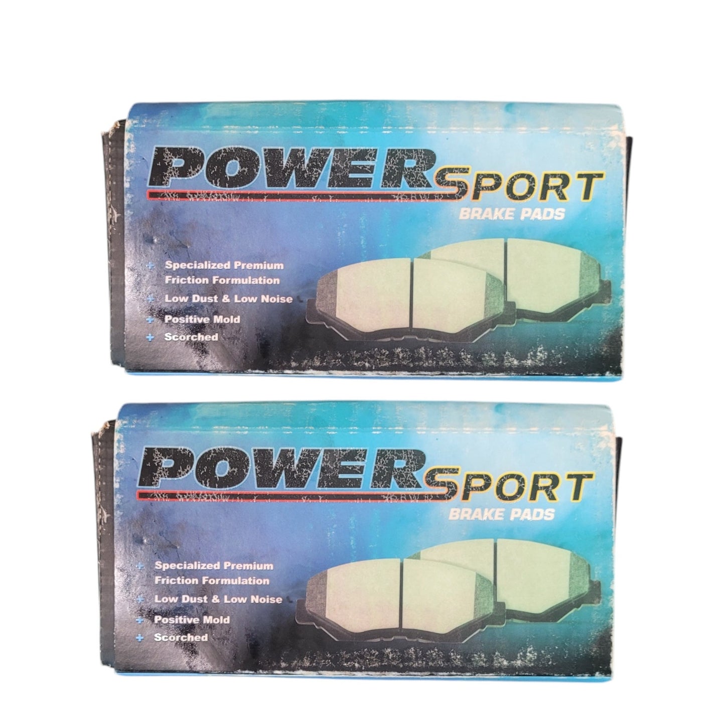 Power Sport Front & Rear Brakes and Rotors Kit fits 2014-2016 Mazda 3 / Mazda 3 Sport Ceramic Pads