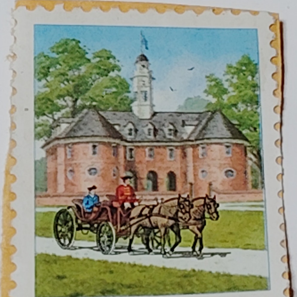 1988 Virginia Bicentennial 25 Cent USA Postage Stamp - Unused Scott #2345
