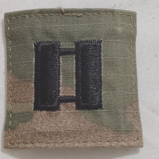 U.S. Army Captain CPT O-3 Device Patch OCP Scorpion W2, 2"×2" Hook(-N-Loop)