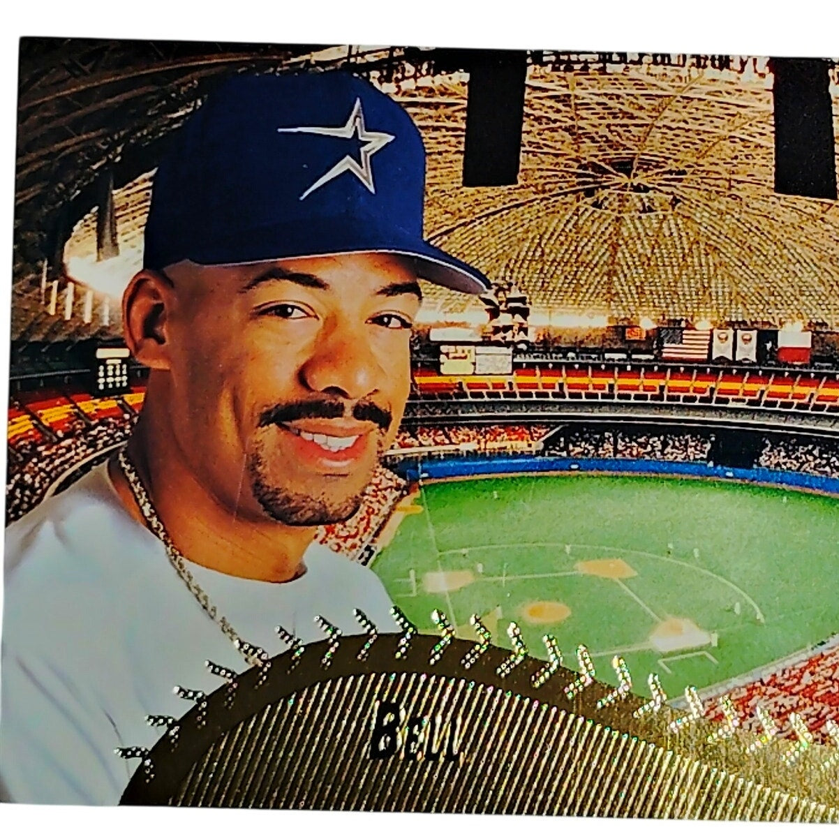 1995 Pinnacle Derek Bell Card #362 Houston Astros OF VG/EX
