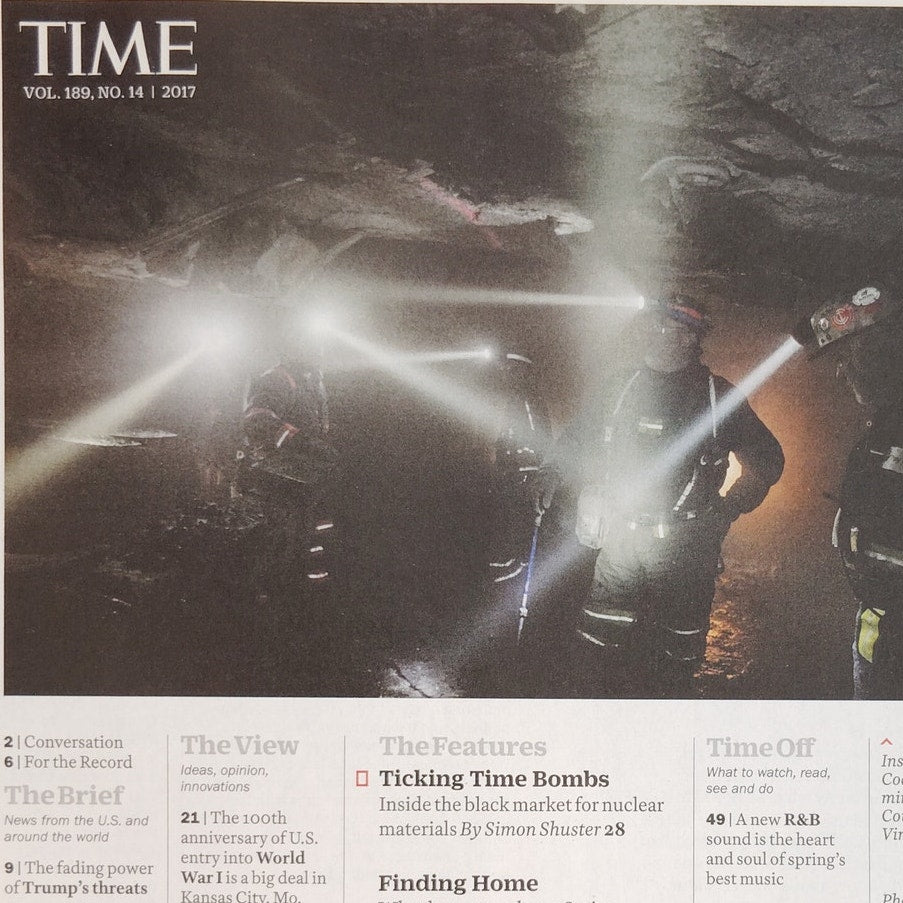 TIME Magazine April 17 2017 Uranium Underworld Vol 189 No 14 - Dirty Bombs