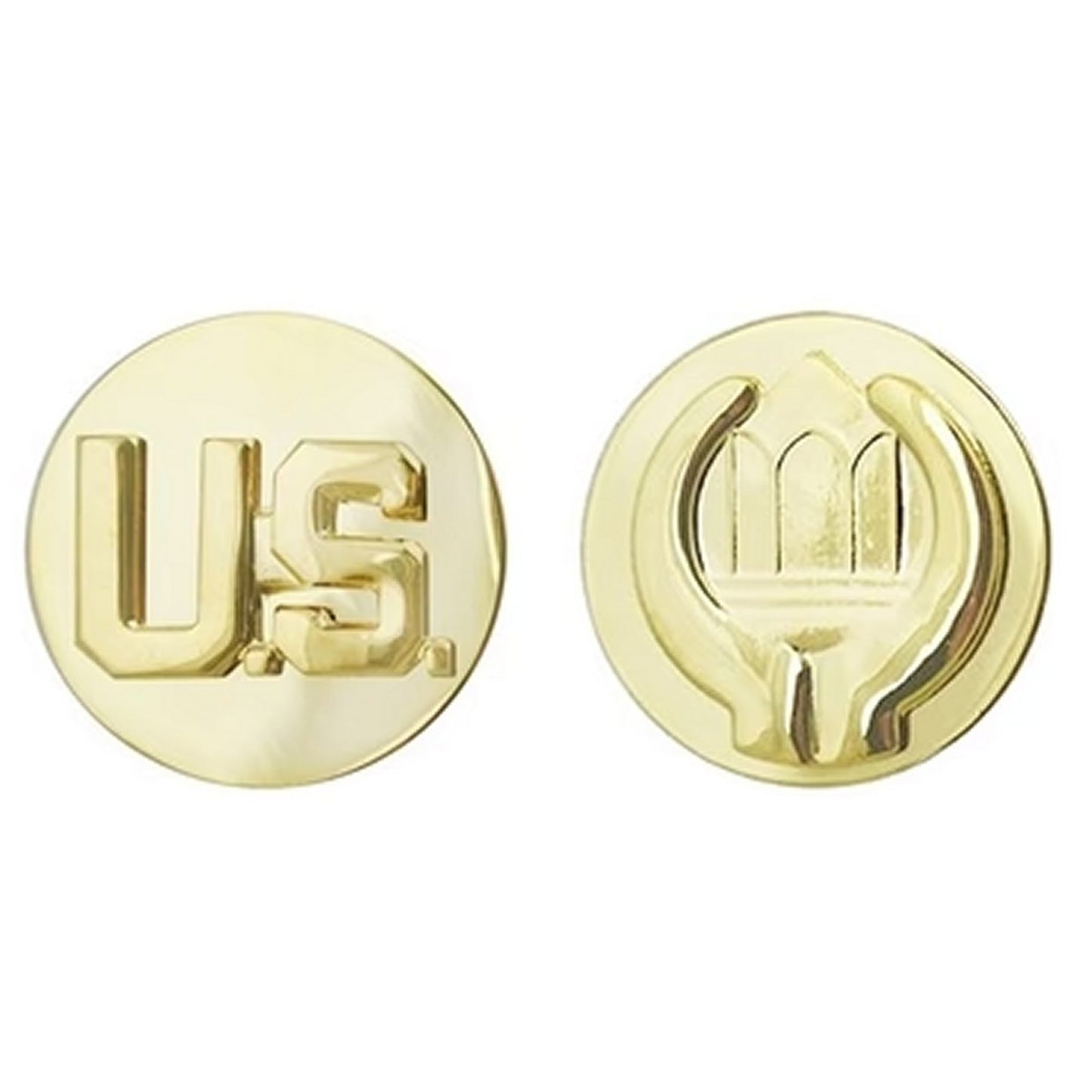 U.S. & Chaplains Assistant Collar Devices Novelty Lapel Pin Set 1"D