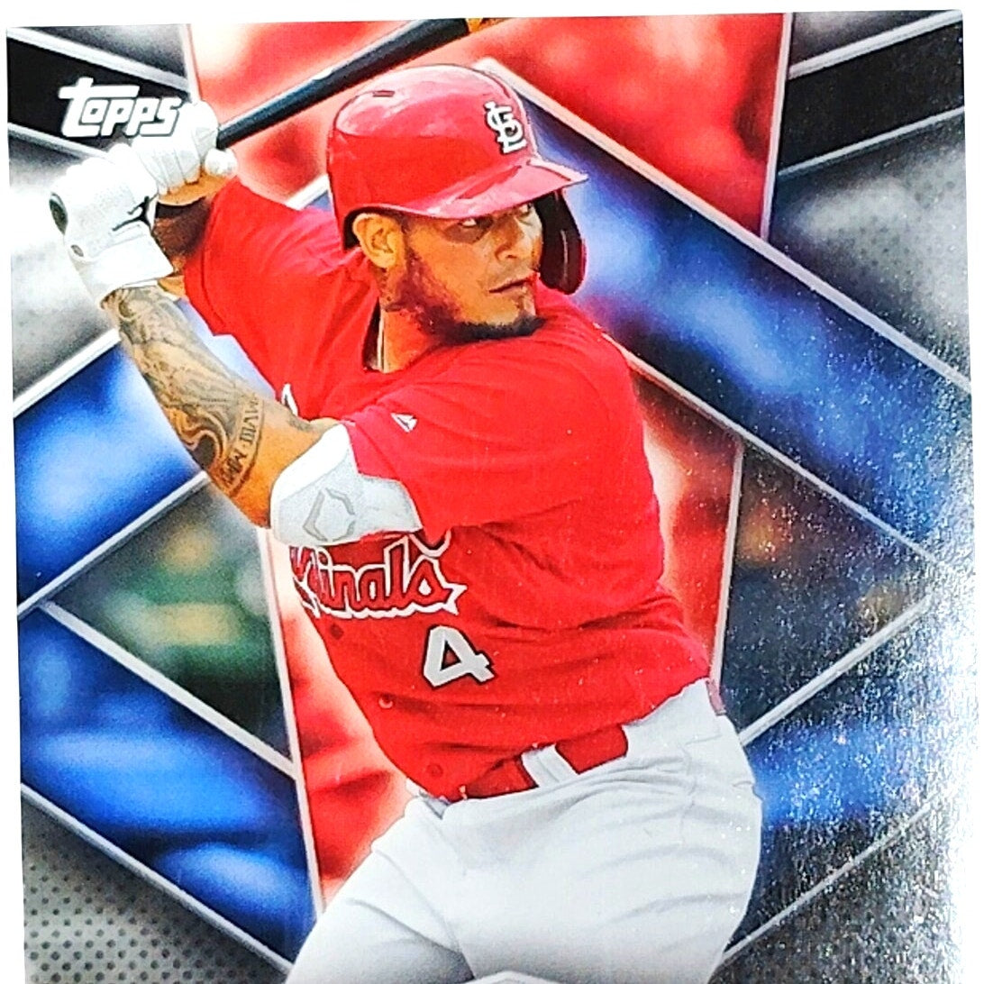 Yadier Molina Justin Verlander Gerrit Cole 2020 Topps Sticker Card #150 - VG/EX