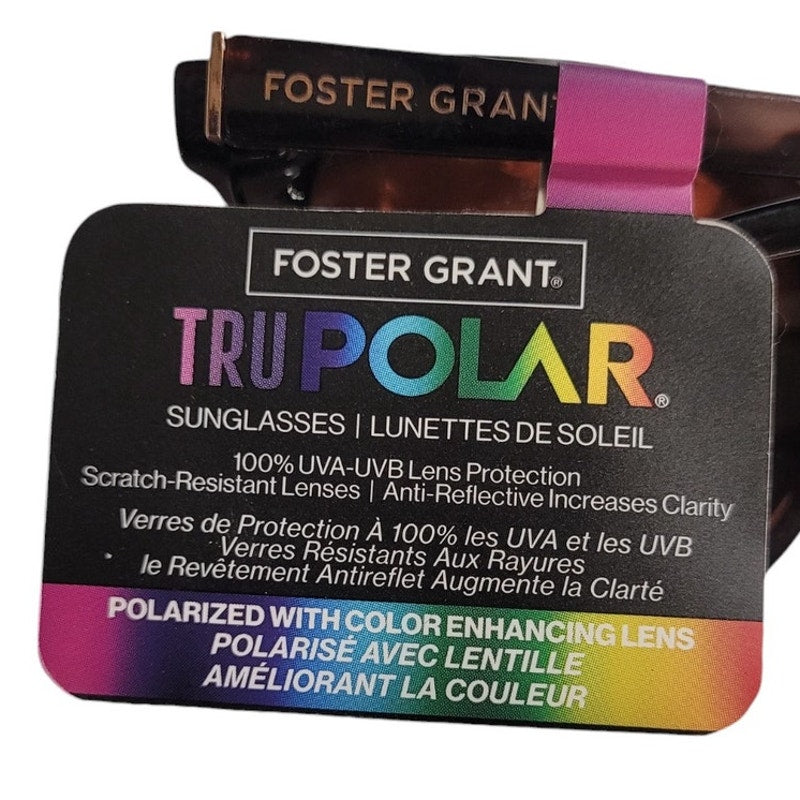 Foster Grant TruPolar 100% UVA-UVB Lens Sunglasses- FGL TP 23 371 TRT