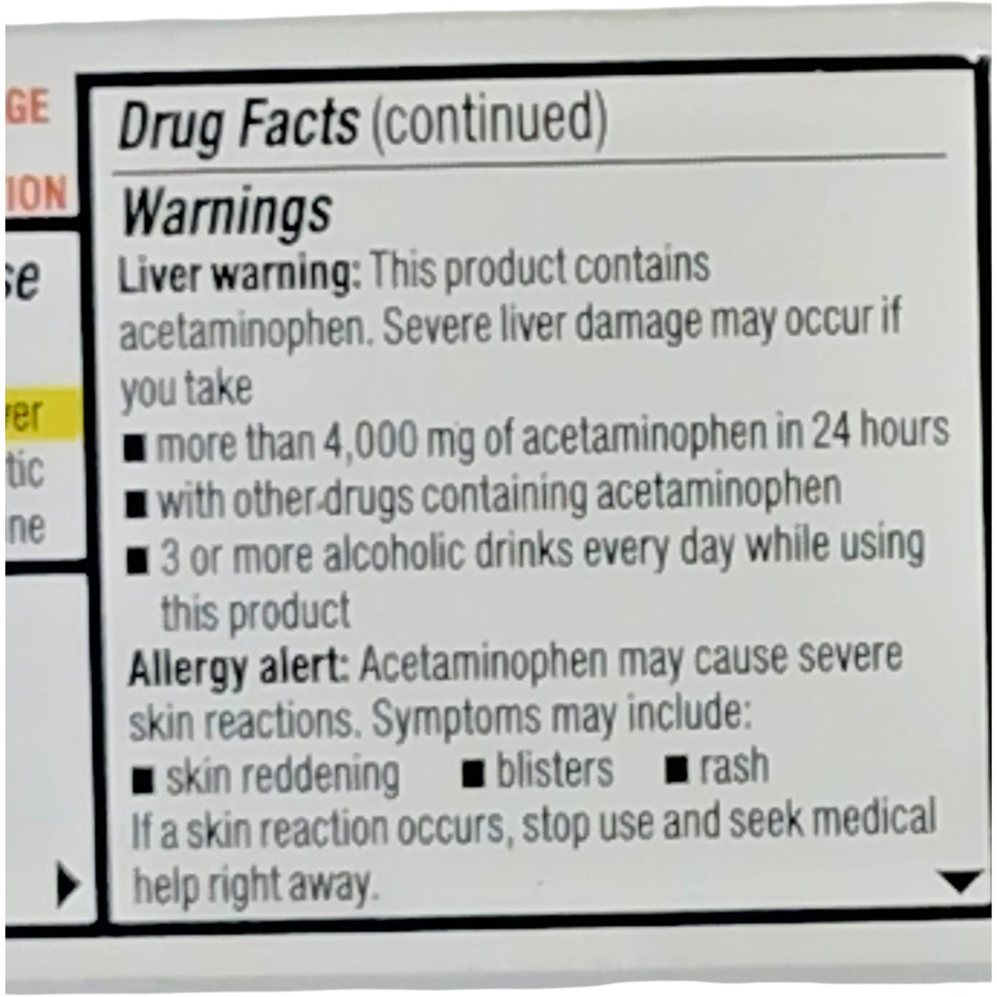 DG Health Menstrual Relief – 40 Caplets – 500mg Acetaminophen – Exp. 04/2027
