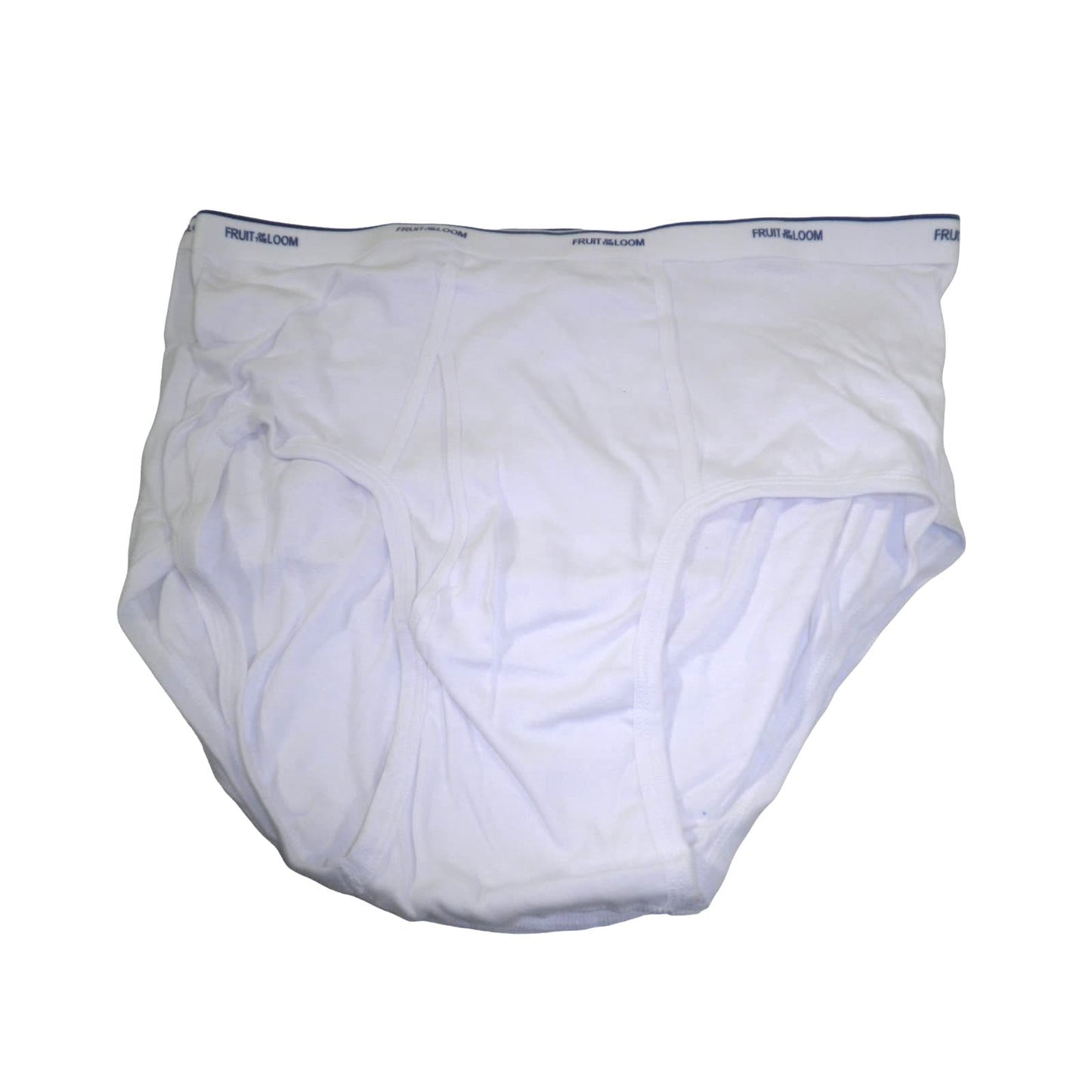 Fruit of the Loom Big Men's Tag-Free Cotton Briefs Underwear, 6 Pack White, XXL