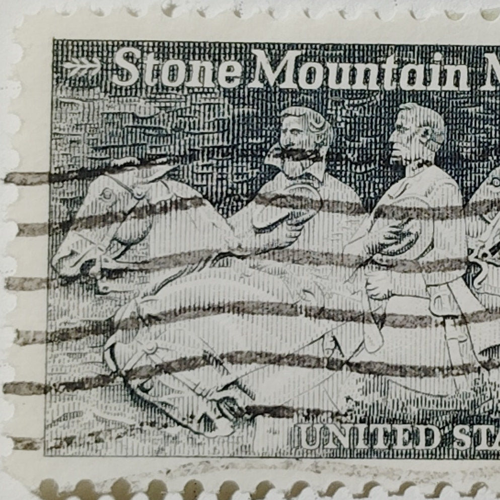1970 US 6c Stone Mountain Memorial Stamp #1408 Used Cancelled Philately
