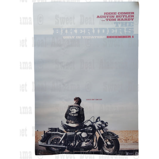 The Bikeriders – 16” x 24” Canvas Print of Movie Poster – Unframed