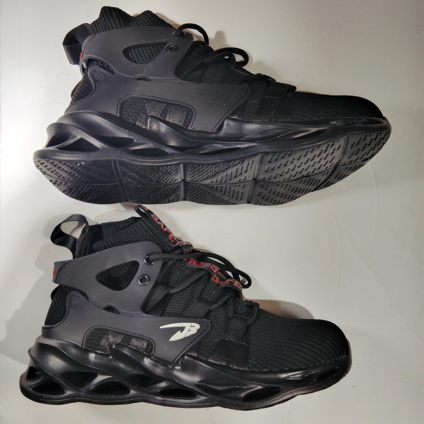 Steel Toe Work Shoes, Unisex, Lightweight Safety Boots, Men 8 / Women 9.5