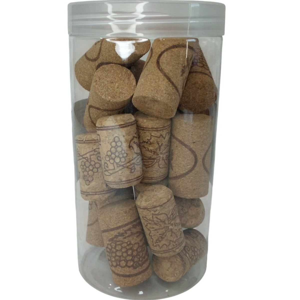 Trueliving Straight Wine Corks – 4 Jars – Various Designs – 16.8 oz Total