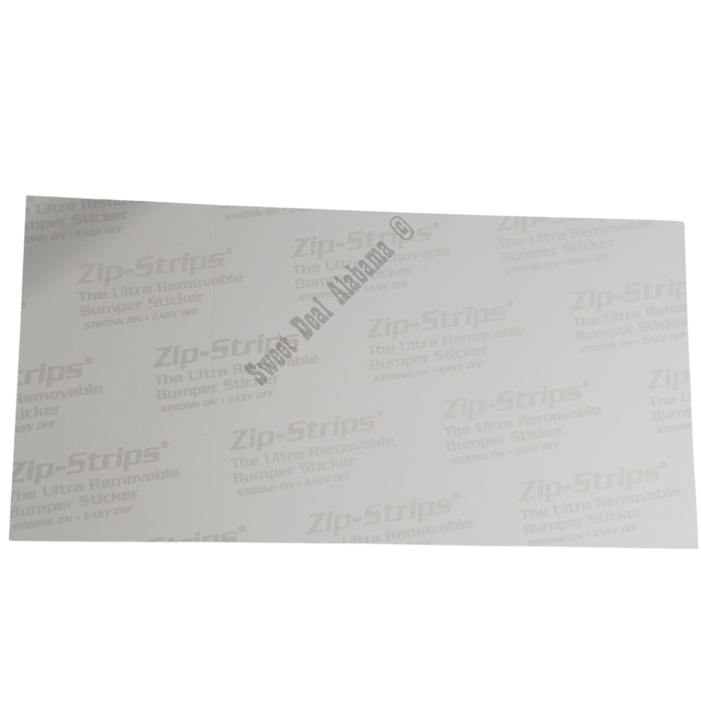 State of Georgia Flag by Zip Strips Removable Vinyl Bumper Sticker 7.5" x 3.75"