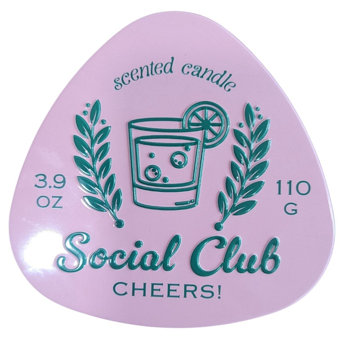 Social Club Cheers! Scented Candles – Set of 3 – Cocktail Hour Collection – 3.9 oz Each