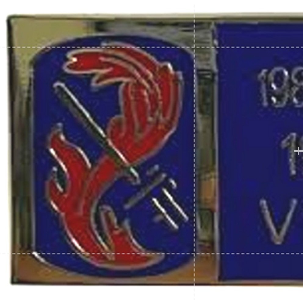 198th Infantry Brigade Vietnam (1967-1971) Novelty Hat Lapel Pin 1" × 1/2"