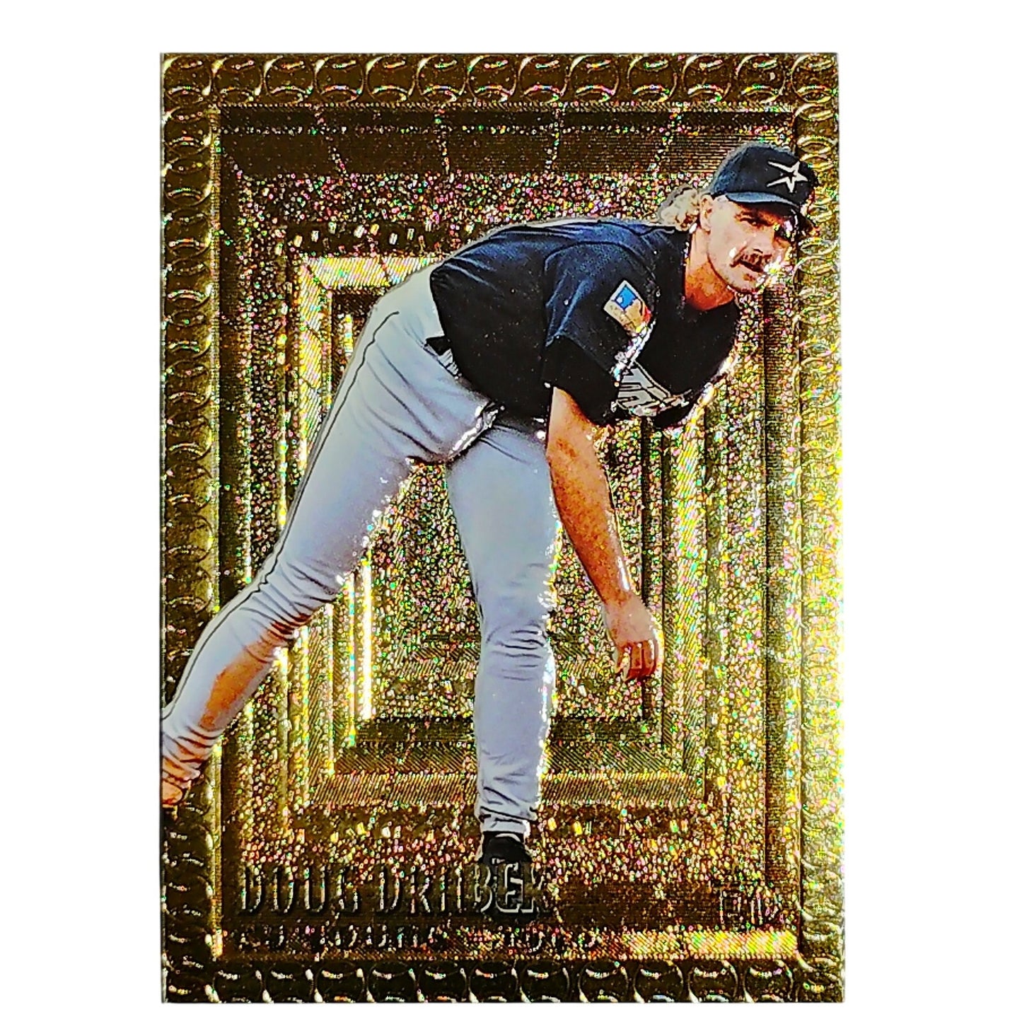 1995 Topps Embossed #104 Doug Drabek Golden Idols Houston Astros Pitcher - VG/EX