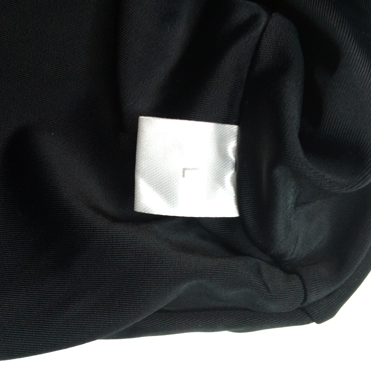 Black One Shoulder Bikini Top Swimsuit for Women - Tie Side Design Size L