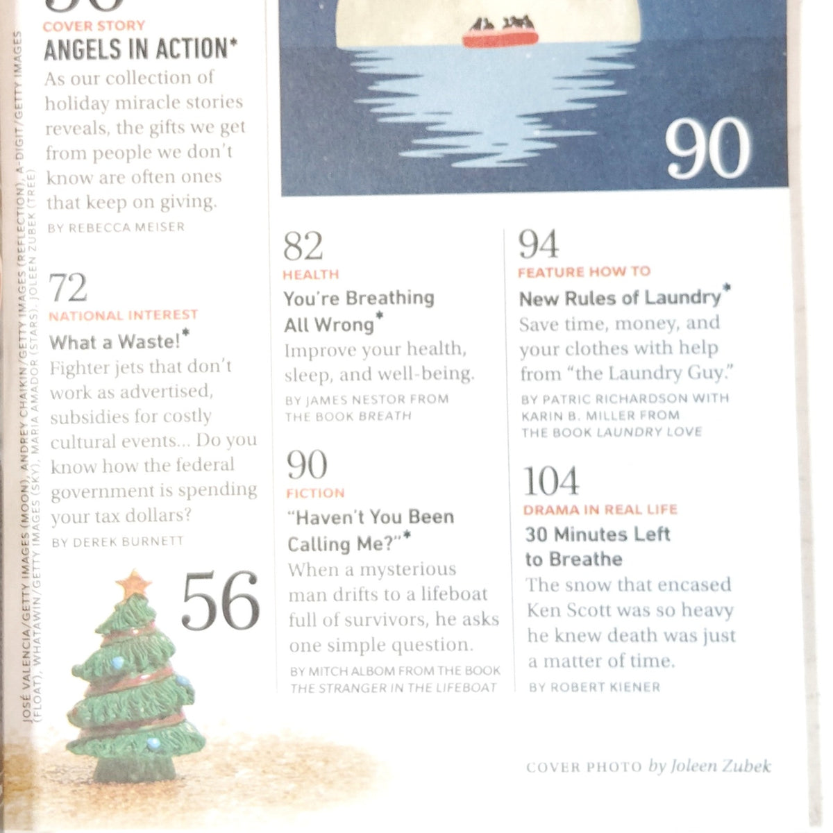 Reader's Digest Dec 2021/Jan 2022 Angels in Action Back Issue Magazine