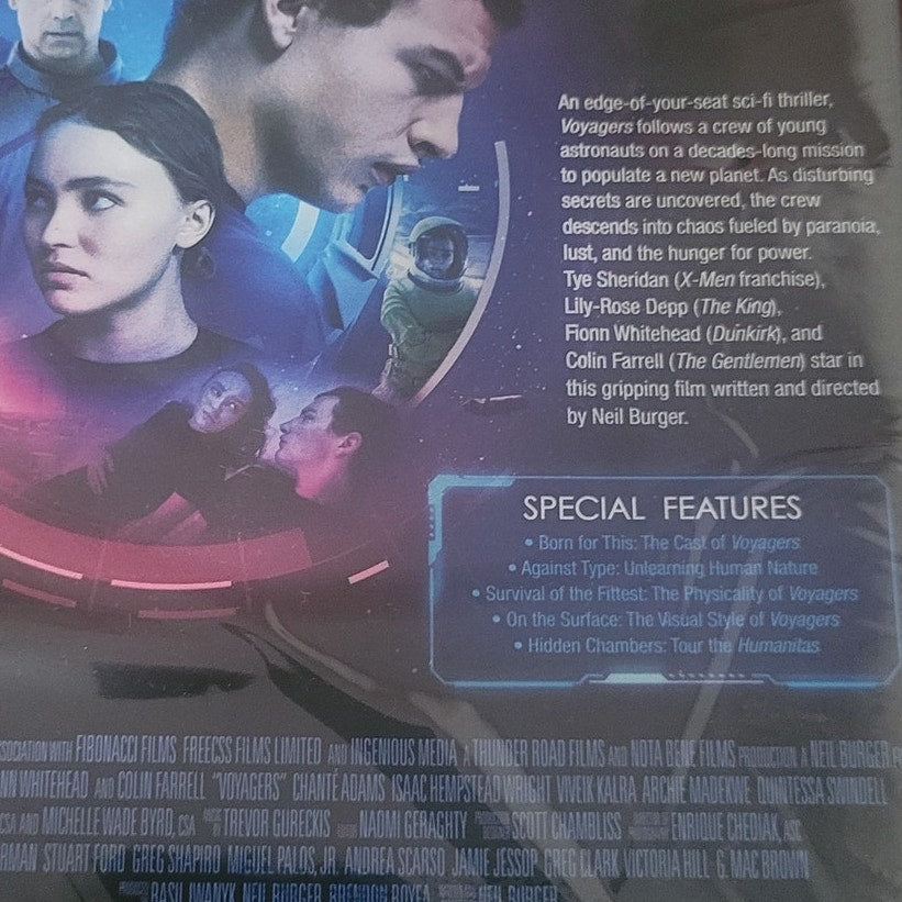 Voyagers DVD 2021 Sci Fi Thriller Colin Farrell T Sheridan Space Survival Drama