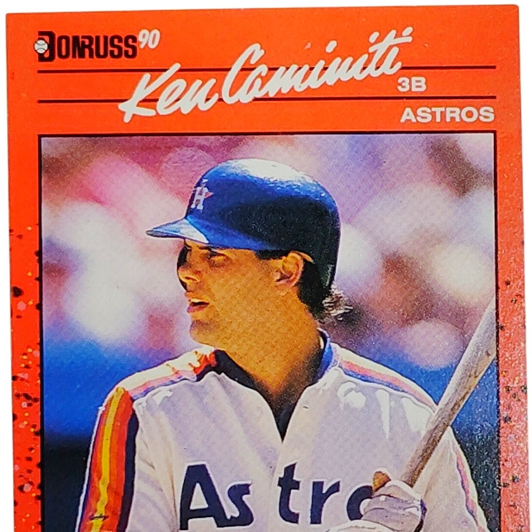 1990 Donruss #424 Ken Caminiti Houston Astros Third Baseman - VG/EX