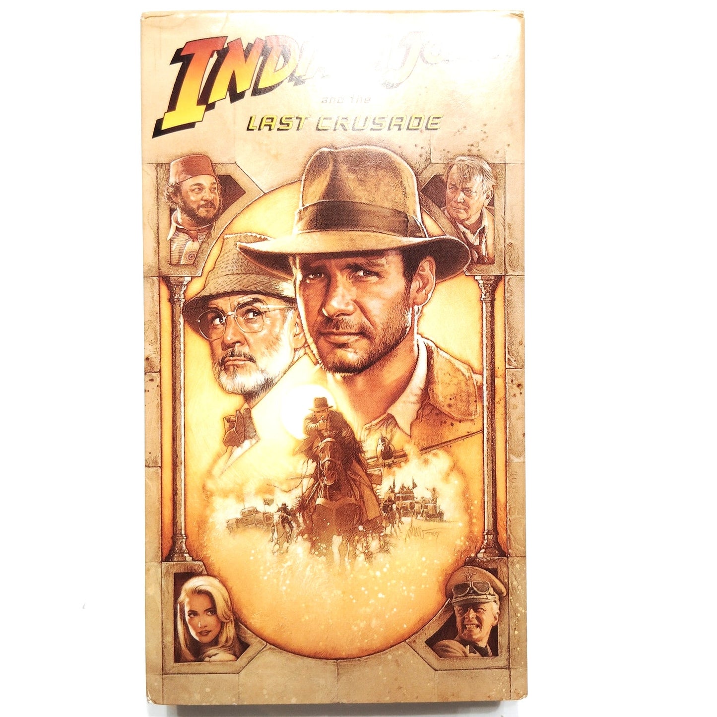 Indiana Jones and the Last Crusade VHS Harrison Ford 1989 Adventure Vintage
