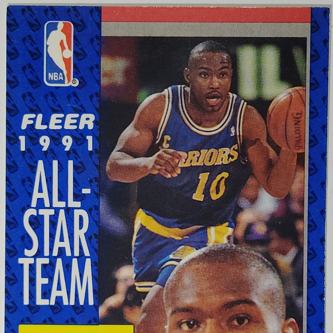 1991 Fleer Tim Hardaway #216 – All-Star Team – Golden State Warriors – Guard