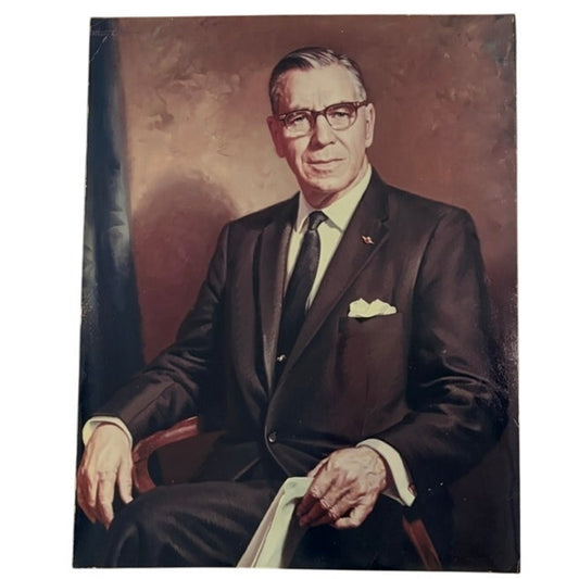 1960's C.E. Woolman Portrait Photograph Delta Air Lines Founder 16x11 Aviation
