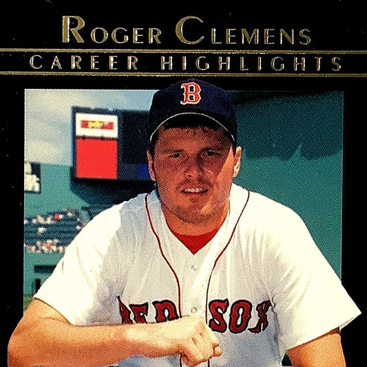 1992 Fleer, Roger Clemens Career Highlights Cards, Card #3, She Show, NM+