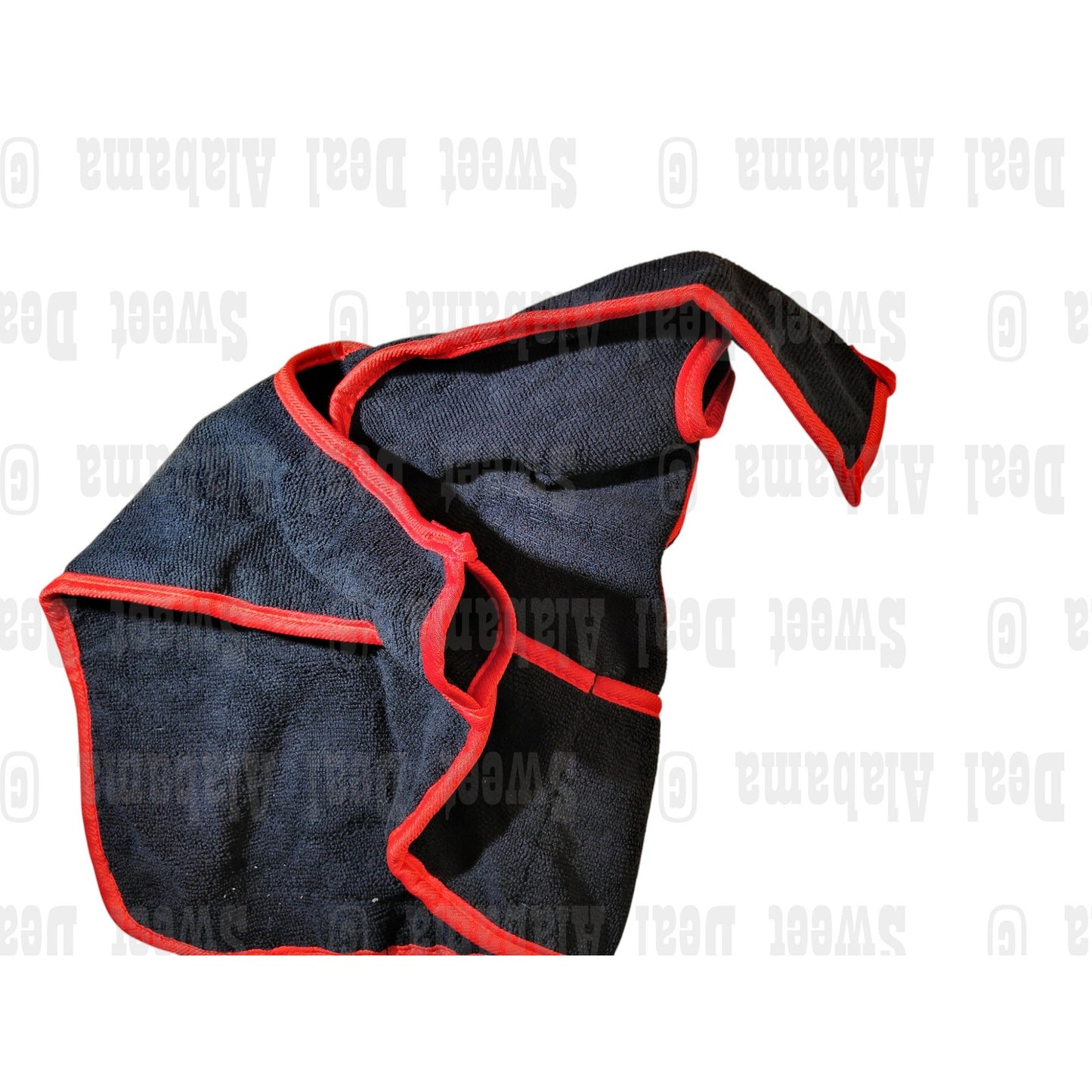 Dynamic Sweat Cover – Bike & Treadmill Accessories 25.1"W x 18.1"H, Black & Red