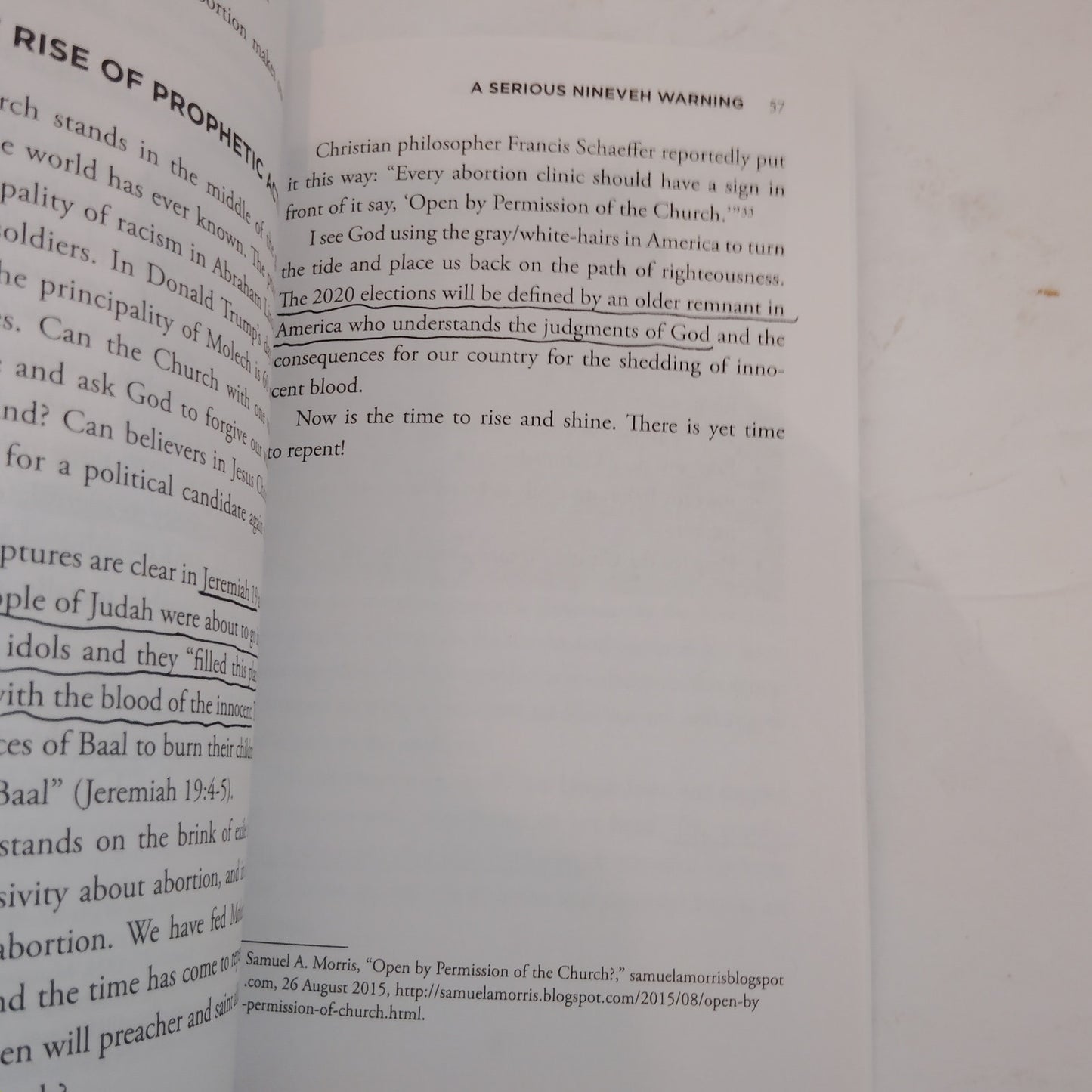 Trump and the Future of America 2020 Paperback LN Underlined Passages Prophecy