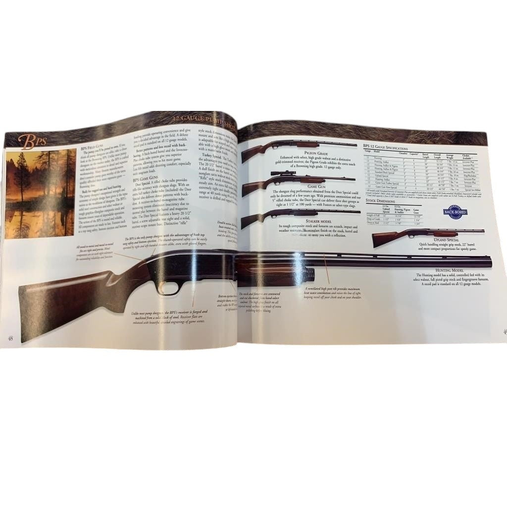 1995 Browning Hunting & Shooting Catalog – 144 Pages, Great Reference Material