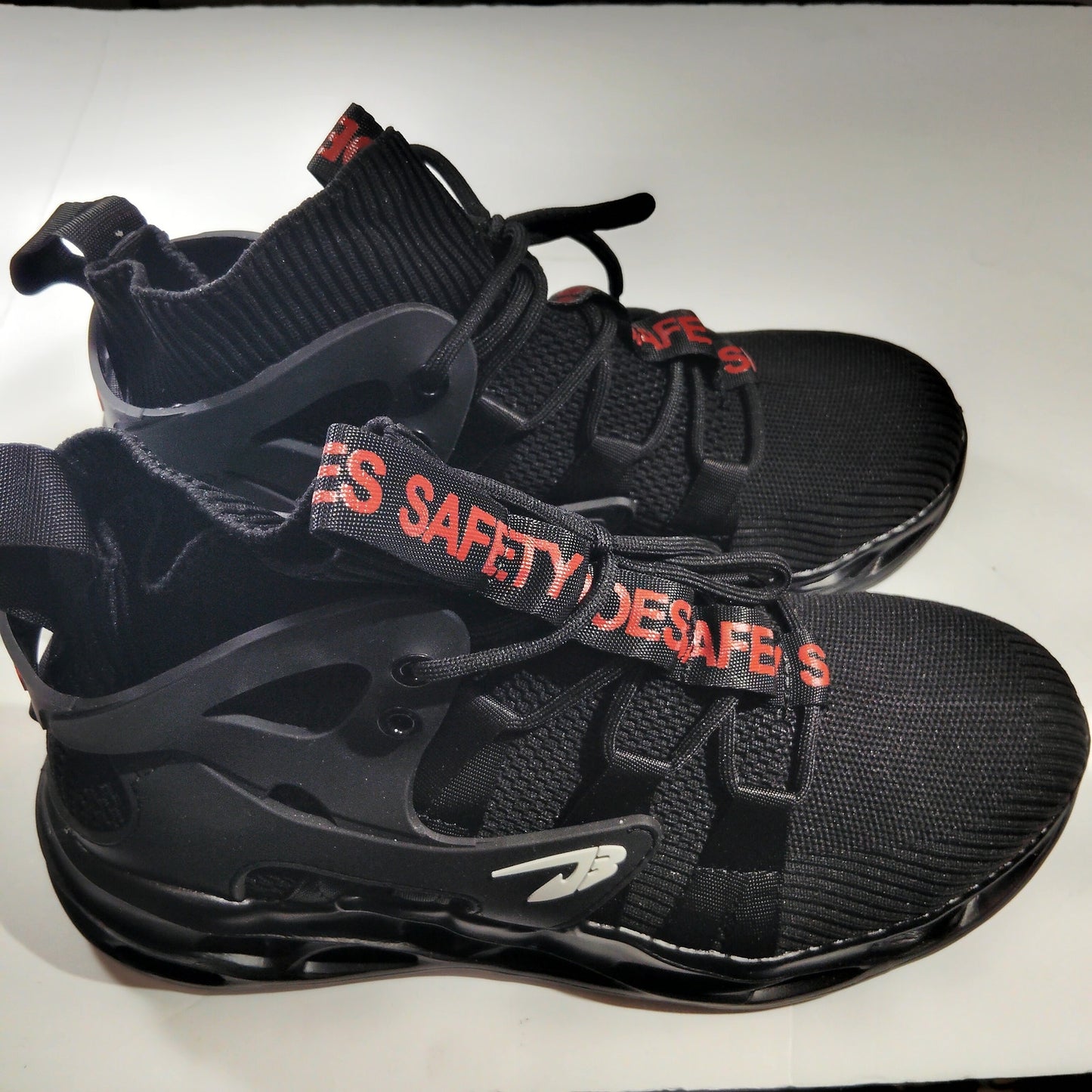 Steel Toe Work Shoes, Unisex, Lightweight Safety Boots, Men 8 / Women 9.5