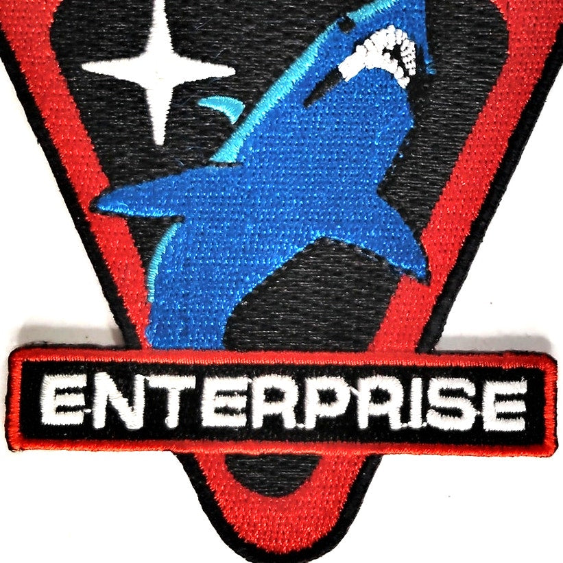Star Trek Enterprise MACO Shark Patch 3‑5/8" × 3‑3/8" Sew‑On