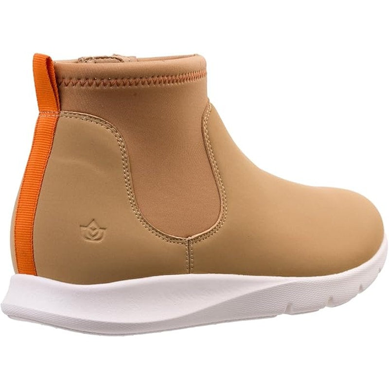 Spenco Women’s Paddock Chelsea Boot, Tan, Size 9.5, Neoprene Collar & Medial Zip