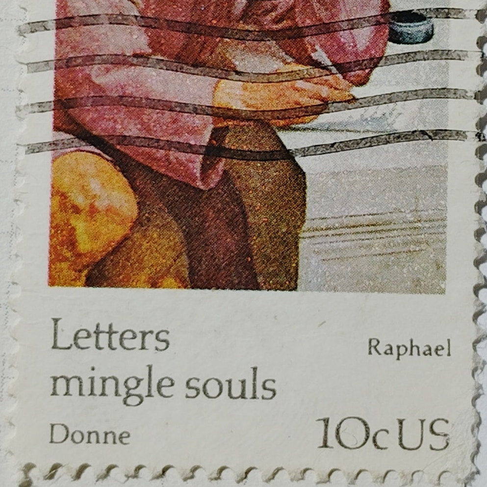 1974 US Postage Stamp Scott #1530 10c Raphael School of Athens Used Canceled