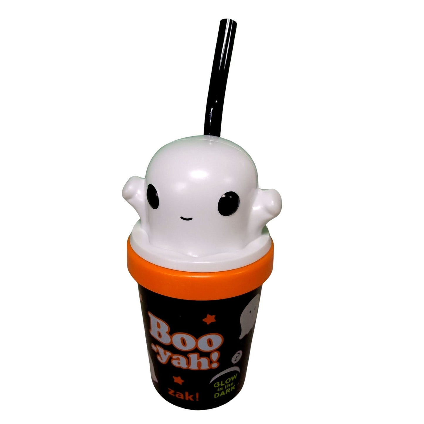 3 PC Glow-in-the-Dark Halloween Halloween 13 oz Cup Set - 2 x Pumpkin, 1 x Ghost