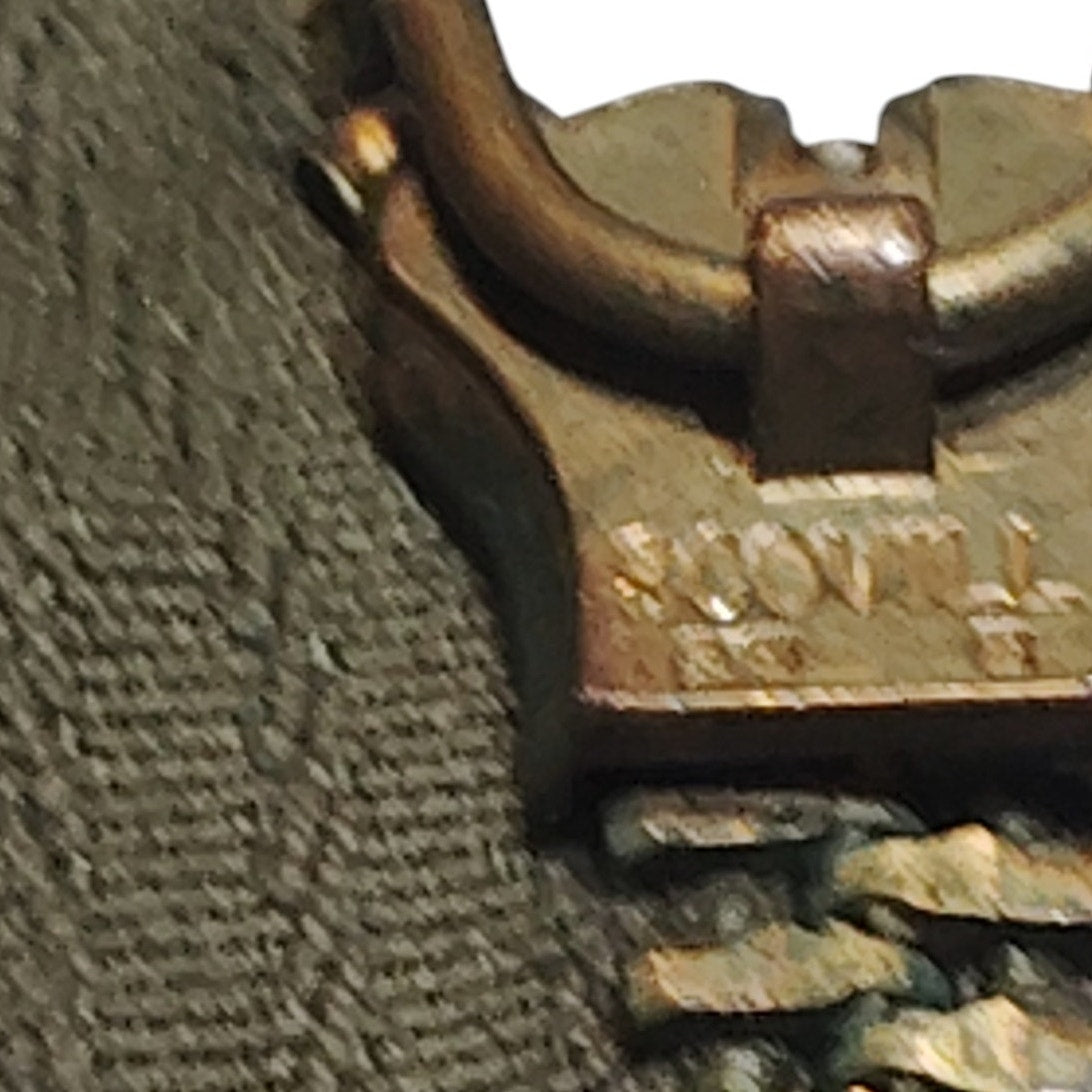 Vintage Scovill 25 E USA Zipper 67" Heavy-Duty Metal Teeth Military/Aviation Grade 1970s–80s