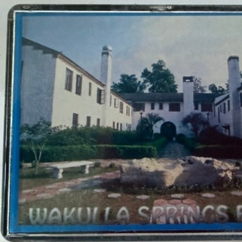 Wakulla Springs Florida Lodge Photo Magnet Mediterranean Revival 3‑1/4"