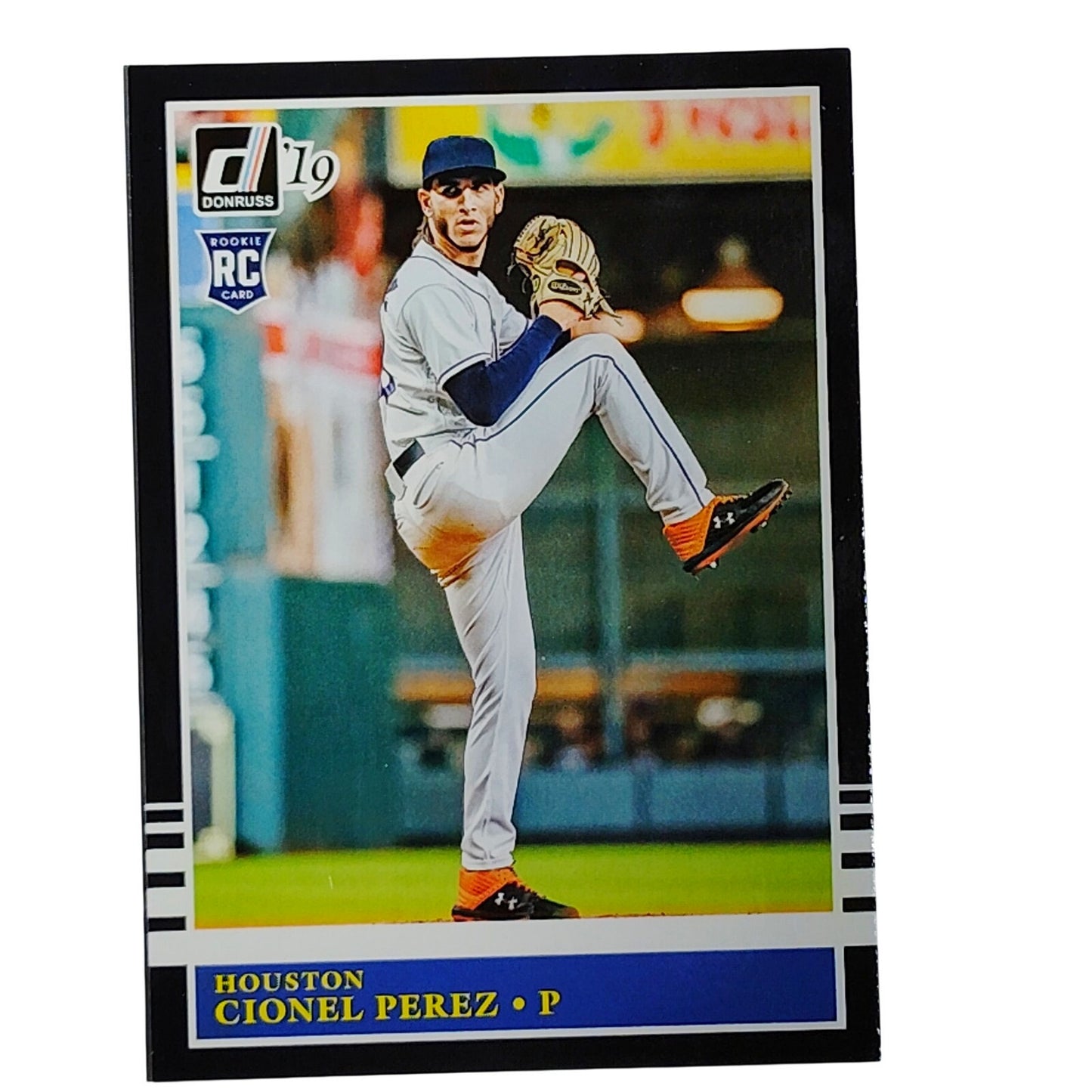 2019 Donruss #233 Cionel Perez Rated Rookie Card Houston Astros Pitcher - VG/EX