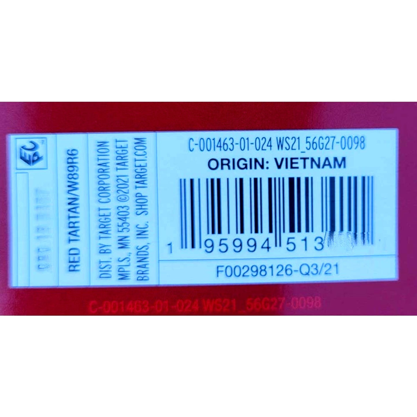 Wondershop MED Women's Plaid Flannel Pajama Set, Red Tartan, MED