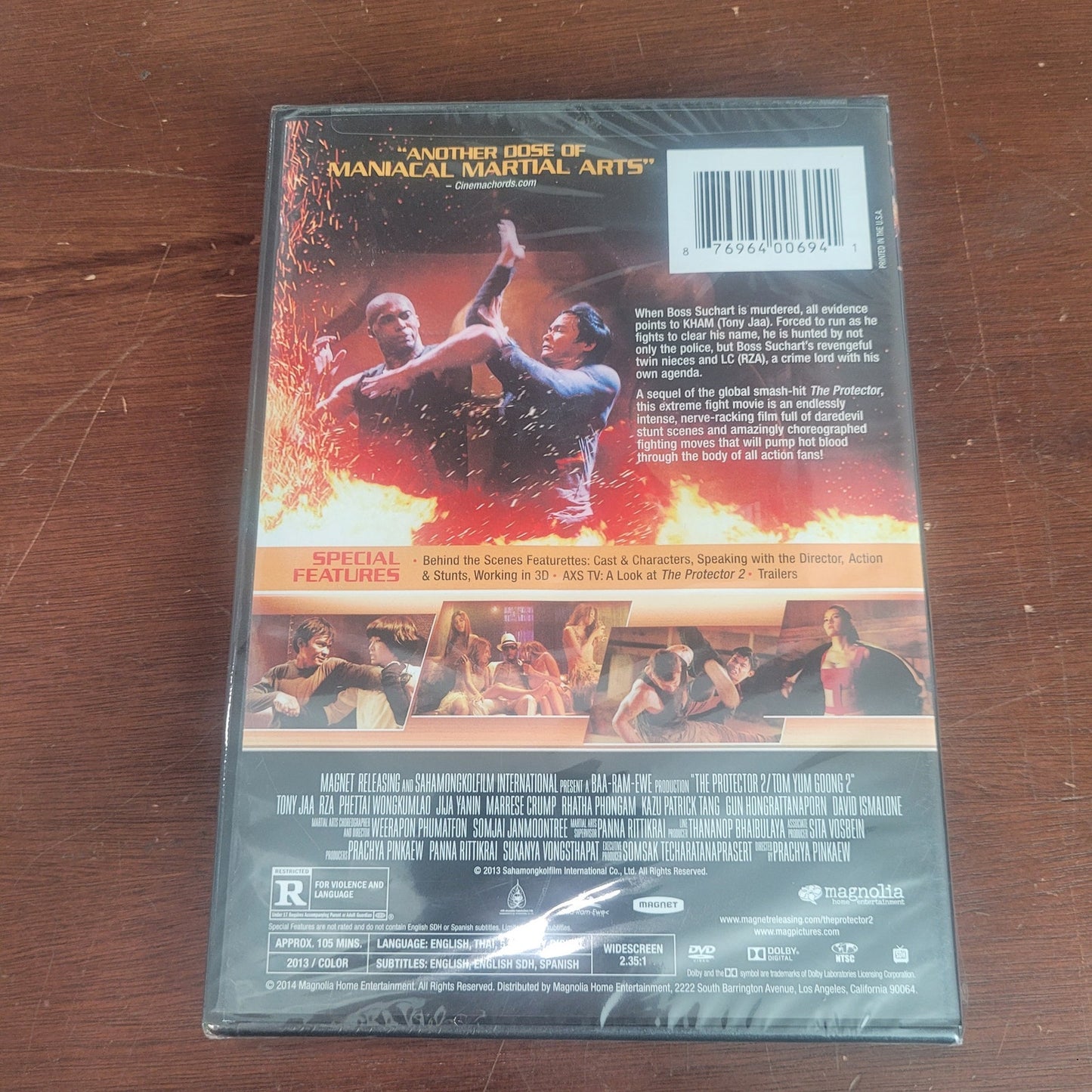 The Protector 2 (DVD, 2014) Action Martial Arts Film Starring Tony Jaa