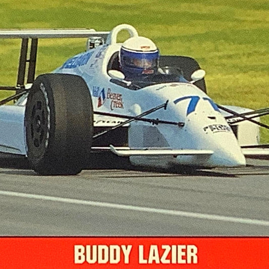 Buddy Lazier 33rd Place at Indy, 1991 Action, 1992 Legends of Indy, Card 34, NM+