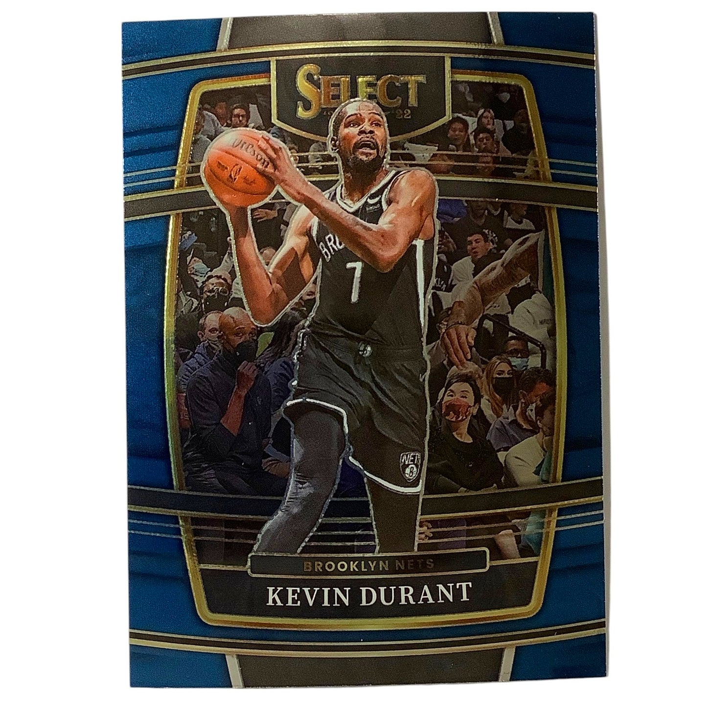 Kevin Durant, Brooklyn Nets, Card #50, 2021-22 NBA Panini Select