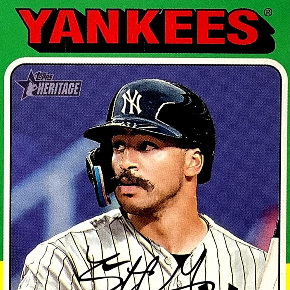 2024 Topps Heritage - Trent Grisham, New York Yankees OF, Card #252, NM+