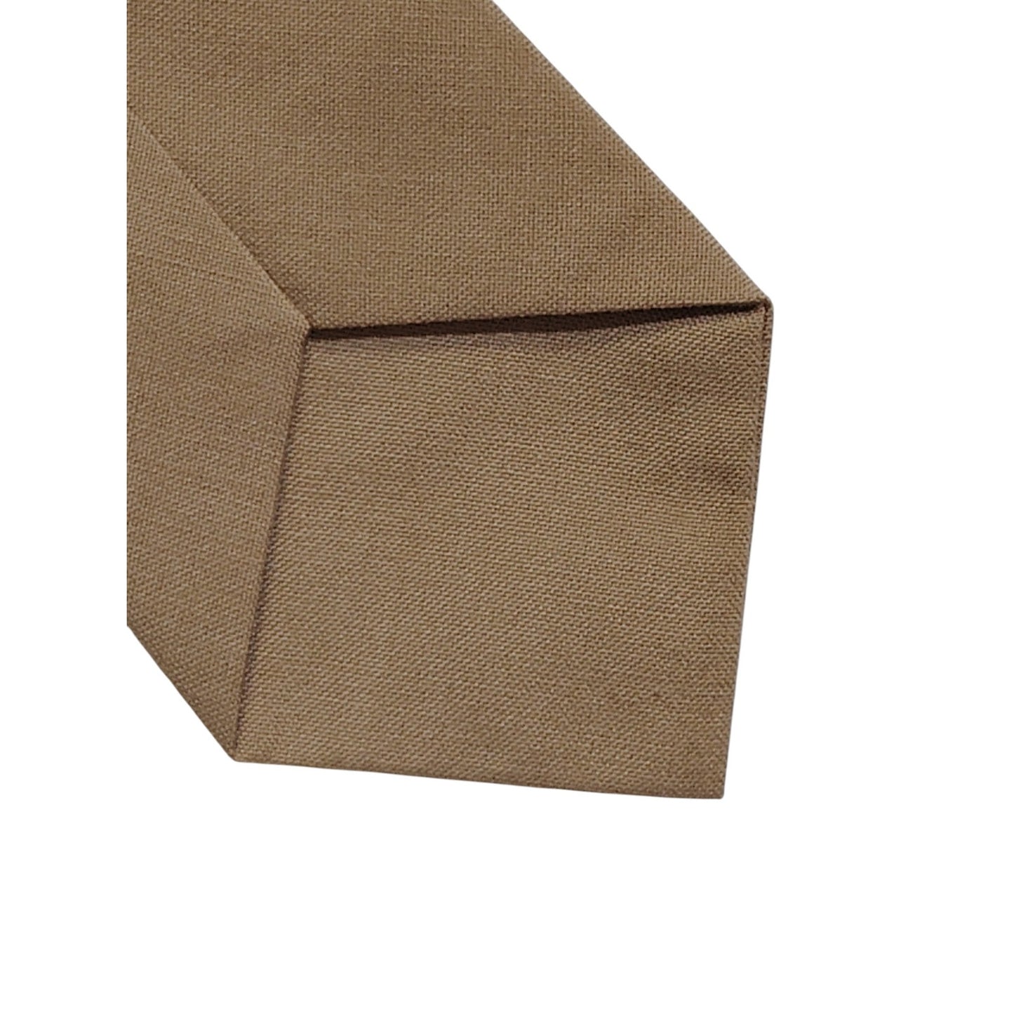 USMC Khaki Service Tie 3" Wide Vintage 1950s–1970s Wool/Dacron Blend Military Dress Accessory