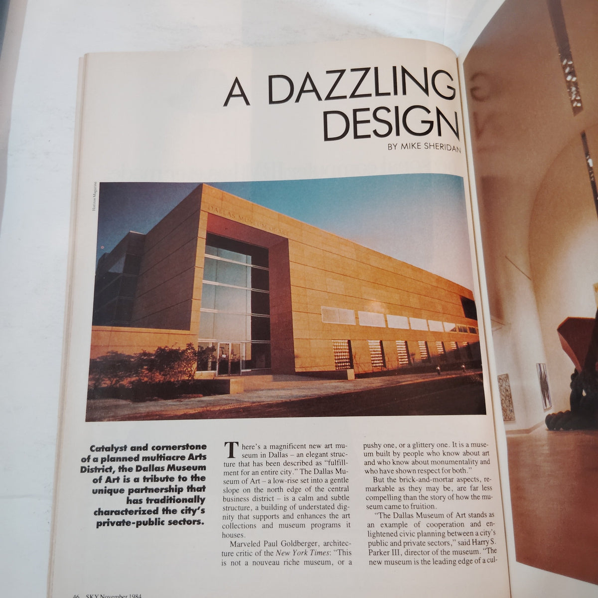 Delta Sky In-Flight Magazine - November 1984 - Collectible Aviation & Travel