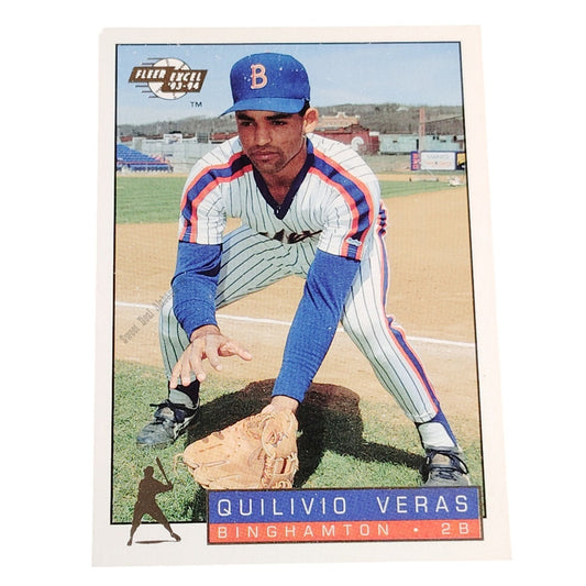 Quilivio Veras, Binghamton Mets, No. 239,  93-94 Fleer Excel Minor Leagues