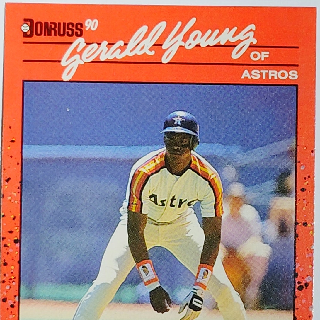 1990 Donruss #325 Gerald Young Houston Astros Outfielder - VG/EX
