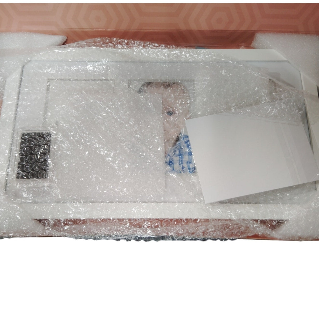 Little Hippo Ink Keepsake Frame Kit 2 Ink Print Openings & 1 Photo Opening White