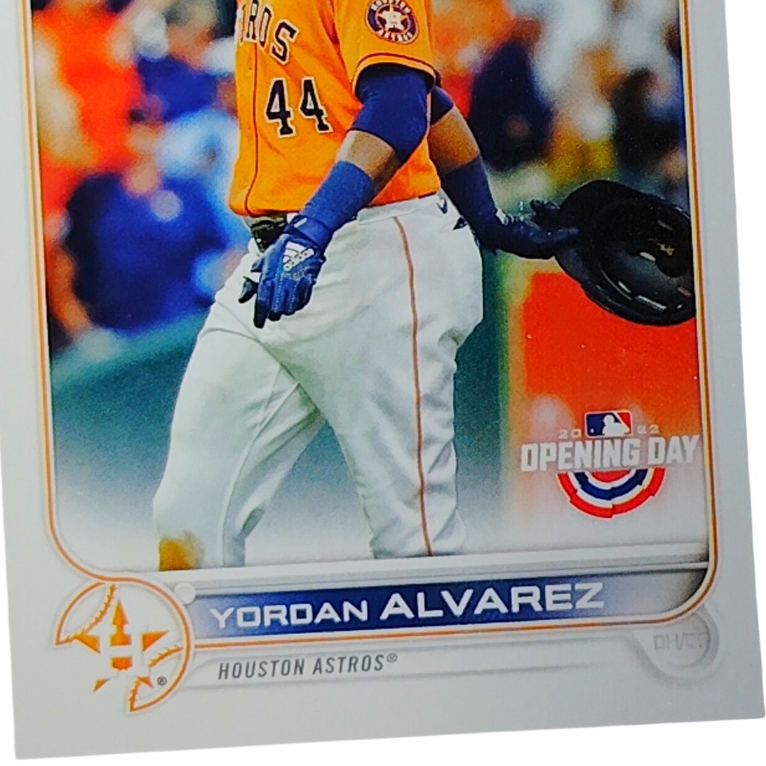 2022 Topps Opening Day #106 Yordan Alvarez Houston Astros DH/OF - VG/EX
