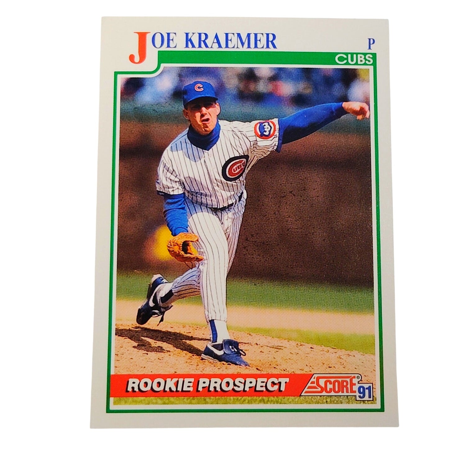 1991 Score Joe Kraemer #755 Chicago Cubs Pitcher Rookie Prospect Card NM