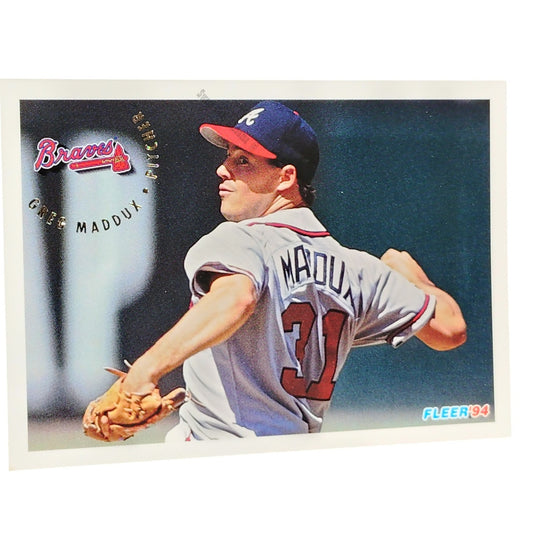Greg Maddux, Atlanta Braves, #365, 1994 Fleer Baseball Collector's Card